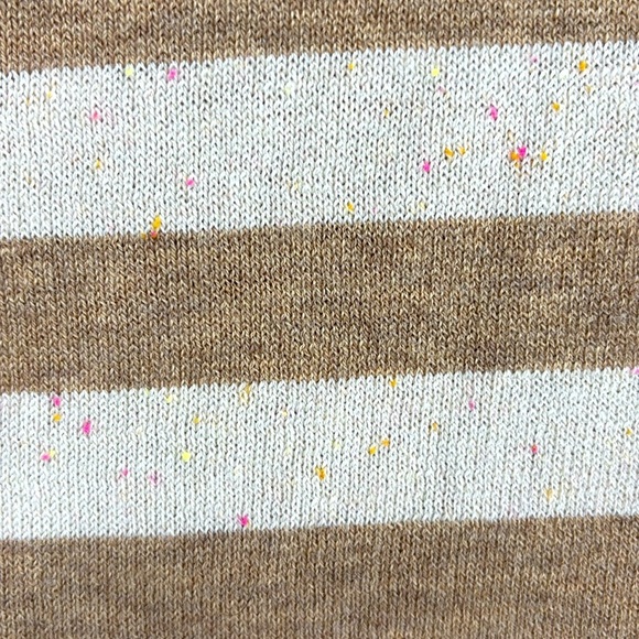 Smartwool Edgewood Boyfriend Striped Crewneck Sweater Almond Women’s Size Medium - Picture 8 of 10